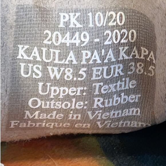OLUKAI Kayla Pa’a Kapa Espadrilles SlipOn Coastal Casual Vacation - Size 8.5 - Picture 8 of 8